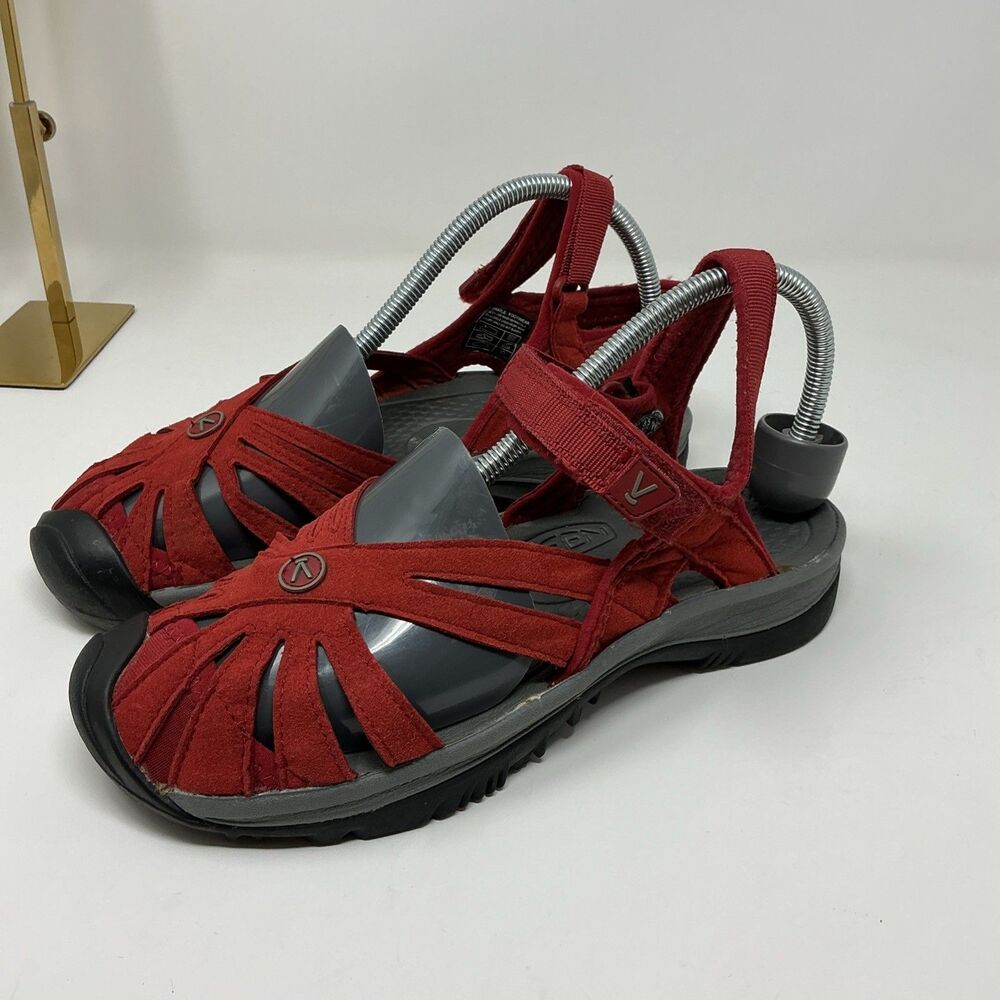 KEEN Rose Women's Sandals Water Hiking Walking Red Size 8.5